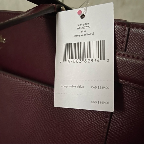 **SOLD** NWT KATE SPADE Authentic tote bag - Picture 6 of 8